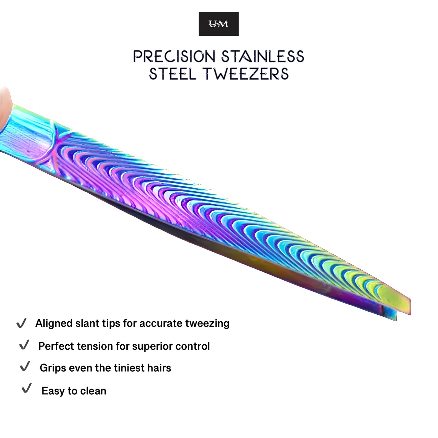 Hair Removal Tweezers | Slanted Eyebrow Tweezers