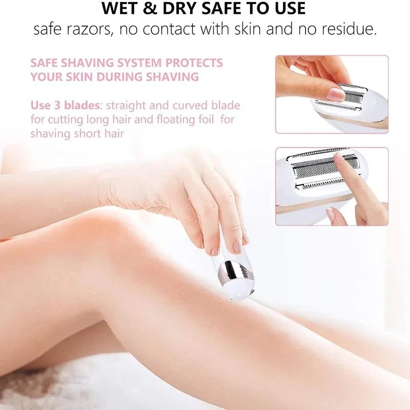 Women'S Electric Shaver - Usb
Rechargeable, Stainless Steel Blades For Full Body Hair Removal, Compact Design Hair Clips For Women Razors For Women Shaving